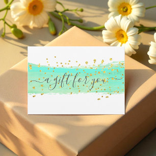 Carte Certificat cadeau d'entreprise de Parties scintill
