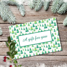 Certificat cadeau d'entreprise de vacances moderne