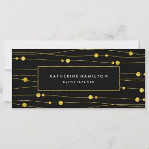 Carte Certificat cadeau d'organisateur d'événements mode