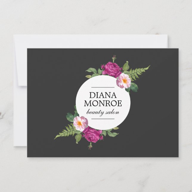 Carte Certificat cadeau du salon de couronnes florales m (Devant)