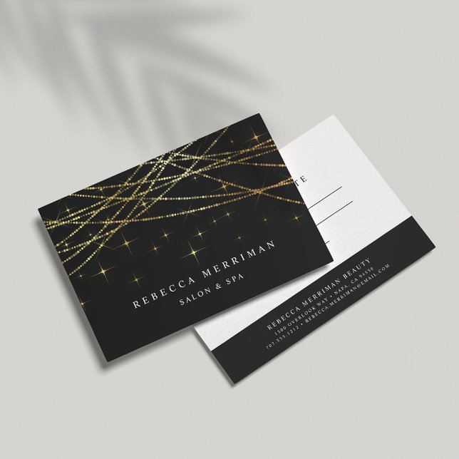 Carte Certificat cadeau Golden Garland (Créateur téléchargé)