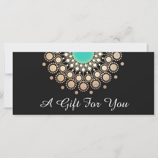 Carte Certificat cadeau massage yoga (Devant)