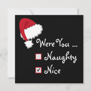Carte Certificat cadeau Naughty et Nice