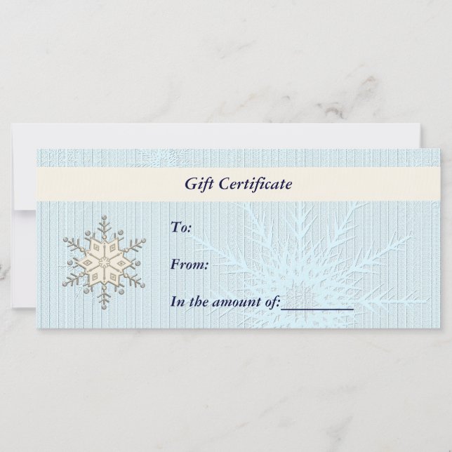 Carte Certificat cadeau-Noël-Carte Rack d'affaires (Devant)