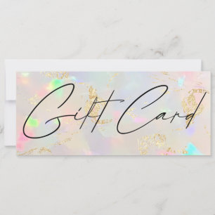 Carte certificat cadeau pierre opale
