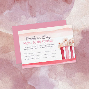 Carte Certificat-cadeau pour une soirée cinéma de la fêt