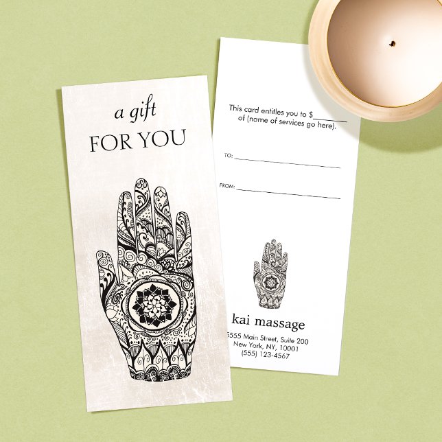 Carte Certificat cadeau Reiki Energy Healer (Créateur téléchargé)