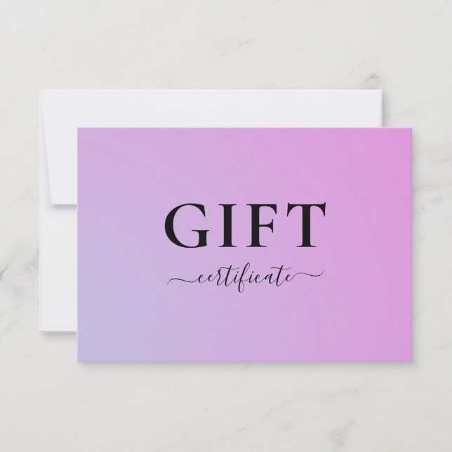 CARTE CERTIFICAT COMMERCIAL | (Devant)