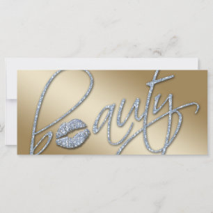 Carte Certificat de beauté Maquillage Artiste Parties sc