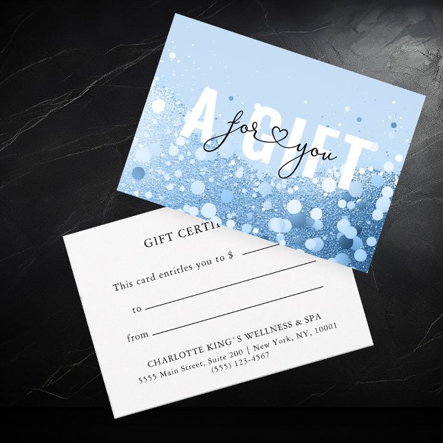 CARTE CERTIFICAT D'OCCASION | PARTIES SCINTILLANT (Créateur téléchargé)