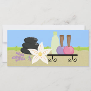 Carte Certificats cadeaux de Spa ou de salon de ongles