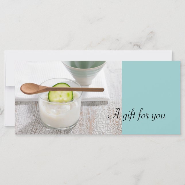 Carte Certificats cadeaux d'esthétique ou de Spa de jour (Devant)