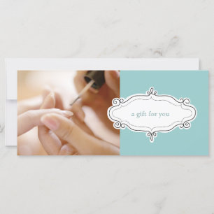 Carte Certificats-cadeaux Salon à ongles ou Studio