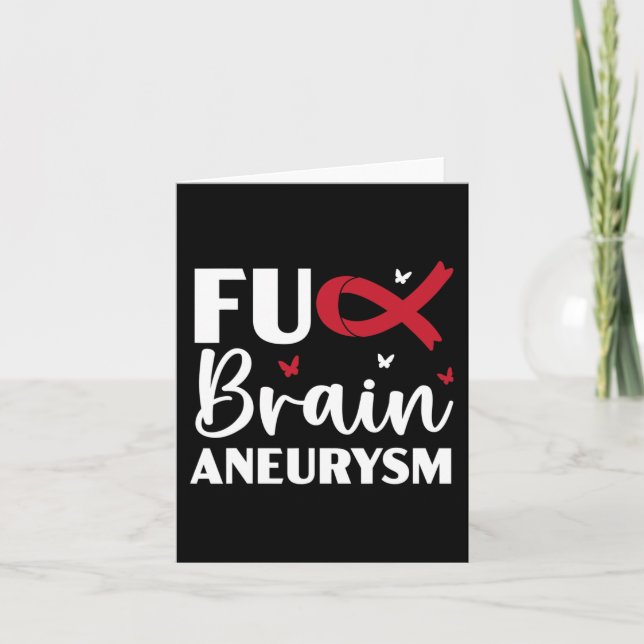Carte Cerveau Aneurysme Guerrier État Médicale Aneurysme (Devant)