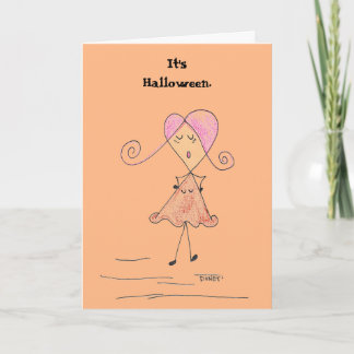 Carte C'est Halloween. Je comprends tout le temps.