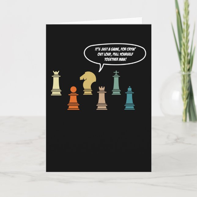 Carte C'est juste un jeu d'échecs (Devant)