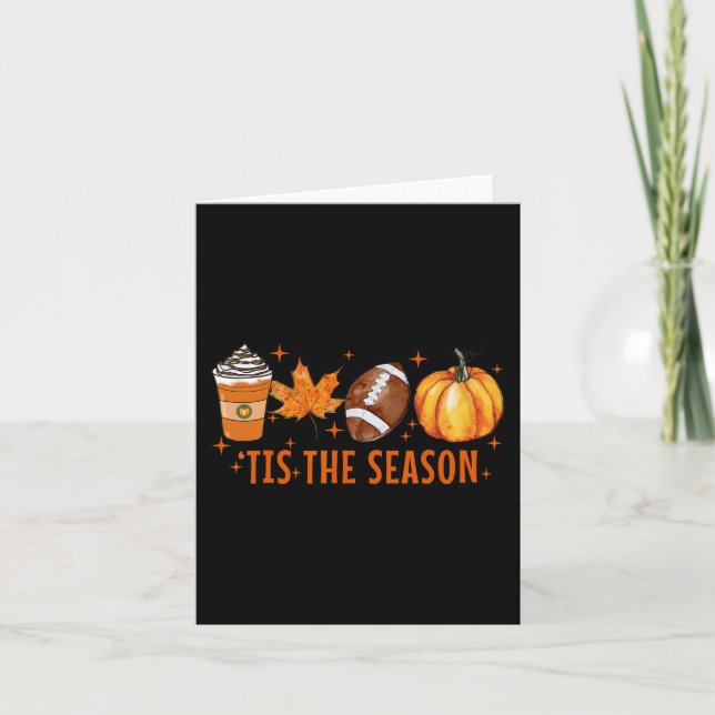 Carte C'Est La Saison Citrouille Spice Latte Halloween A (Devant)