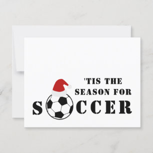 Carte 'C'Est La Saison Du Football   Noël