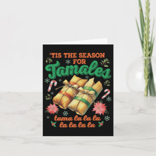 Carte C'Est La Saison Pour La Famille Tamales Mexicaine 