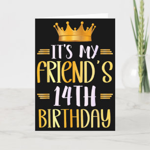 Carte C'est l'anniversaire de mes 14 ans Joyeux 14 ans _