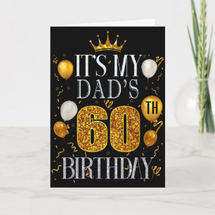Carte C'est les 60 ans de mon père Joyeux Anniversaire 6