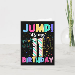 Carte C'est Mon Anniversaire 11 Ans Jumper 11 Ans Saut