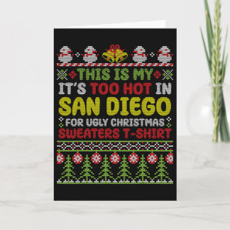 Carte C'est Mon C'est Trop Chaud À San Diego Laid Christ