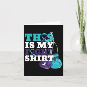 Carte C'Est Mon Combat Lutte Contre Le Suicide Fort