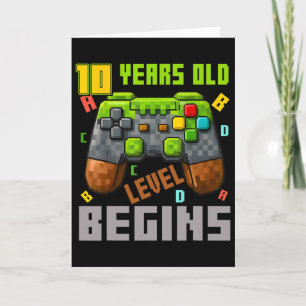 Carte C'est mon contrôleur de jeu pixelisé pour mon 10e 