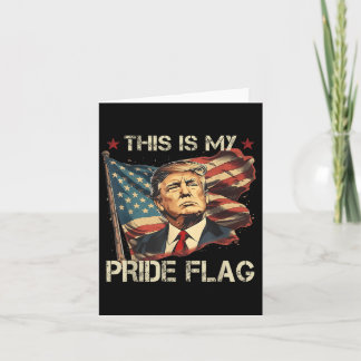 Carte C'Est Mon Drapeau De Fierté Drapeau Américain Patr