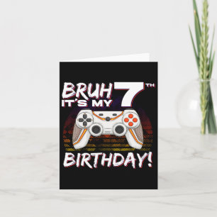 Carte C'est mon jeu vidéo d'anniversaire 7 7e anniversai