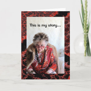 Carte C'est mon serment de secret histoire humoristique