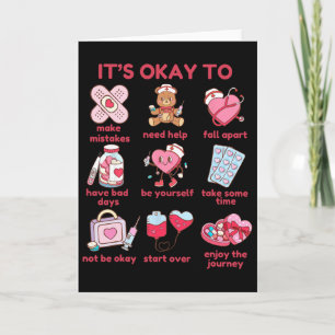 Carte C'est Okay De Ne Pas Sanvalentir Problèmes De Sant