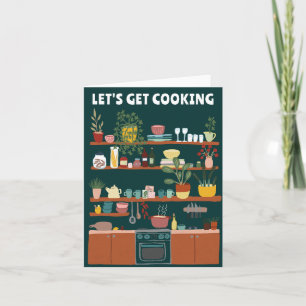 Carte C'EST PARTI POUR LA CUISINE Illustration de cuisin