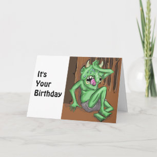 Carte C'est ton anniversaire et tu peux pleurer si tu ve