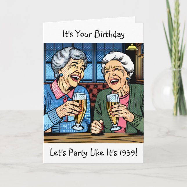Carte C'est ton anniversaire ! Secouons la bataille et l (Devant)