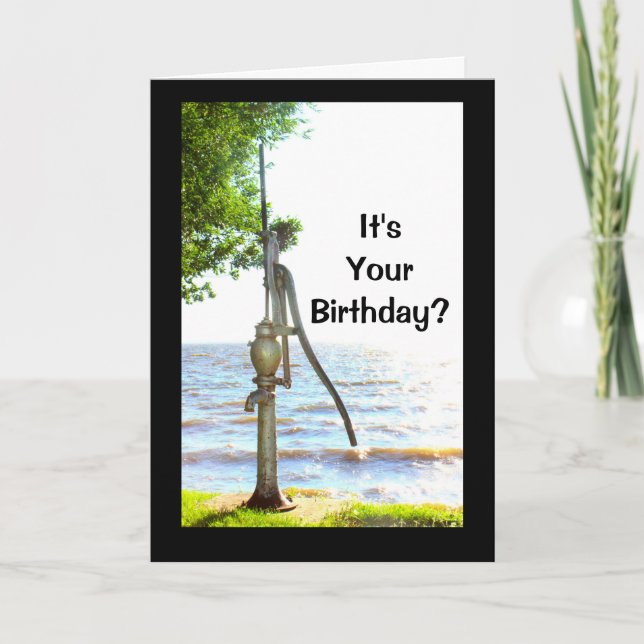 Carte C'est ton anniversaire ? Vous Devez Être Si Épousé (Devant)