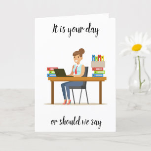 CARTE C'EST TON DERNIER JOUR ! HEUREUSE **RETRAITE** CAR