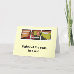 Carte C'est un Bad Papa !
