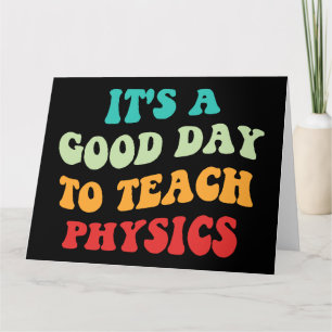 Carte C'est un bon jour pour apprendre la physique I