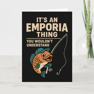 Carte C'est une chose d'Emporia Pêche Humour de pêcheur