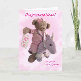 Carte C'est une fille !