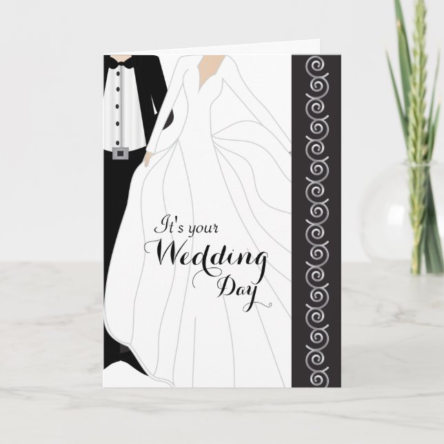 Carte C'est votre jour de mariage - Félicitations (Devant)