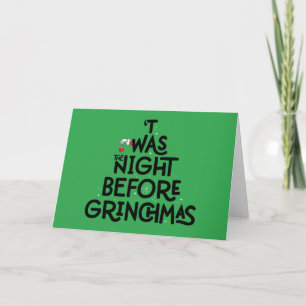 Carte 'C'était la nuit avant Grinchmas