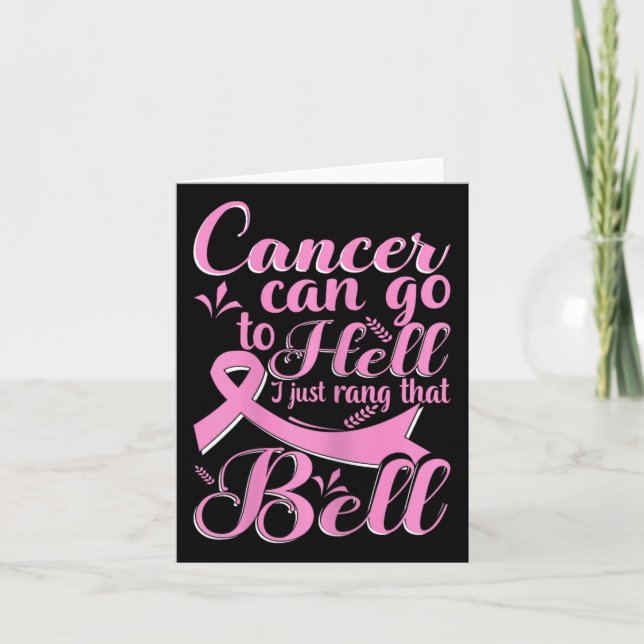 Carte Cette Fille Est Arrivée À Ring La Bell Chemo Grad  (Devant)