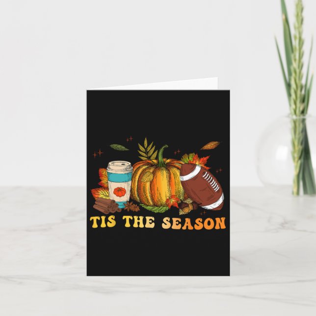 Carte Cette Saison Footll Footll Automne Thanksgiving 3 (Devant)