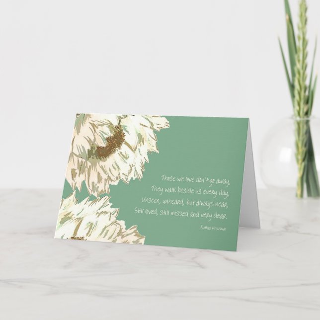 Carte Ceux que nous aimons (Devant)