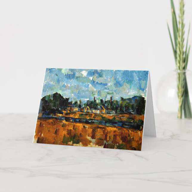 Carte Cezanne - Riverbanks (Devant)