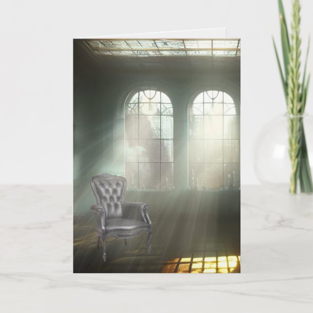 Carte Chaise avec Sunbeams Miss You (Devant)