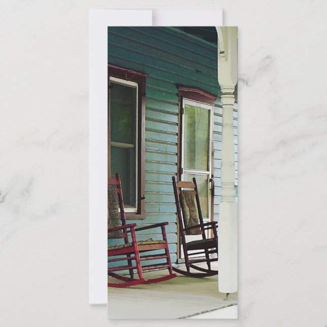 Carte Chaises rocheuses en bois sur Porch (Devant)